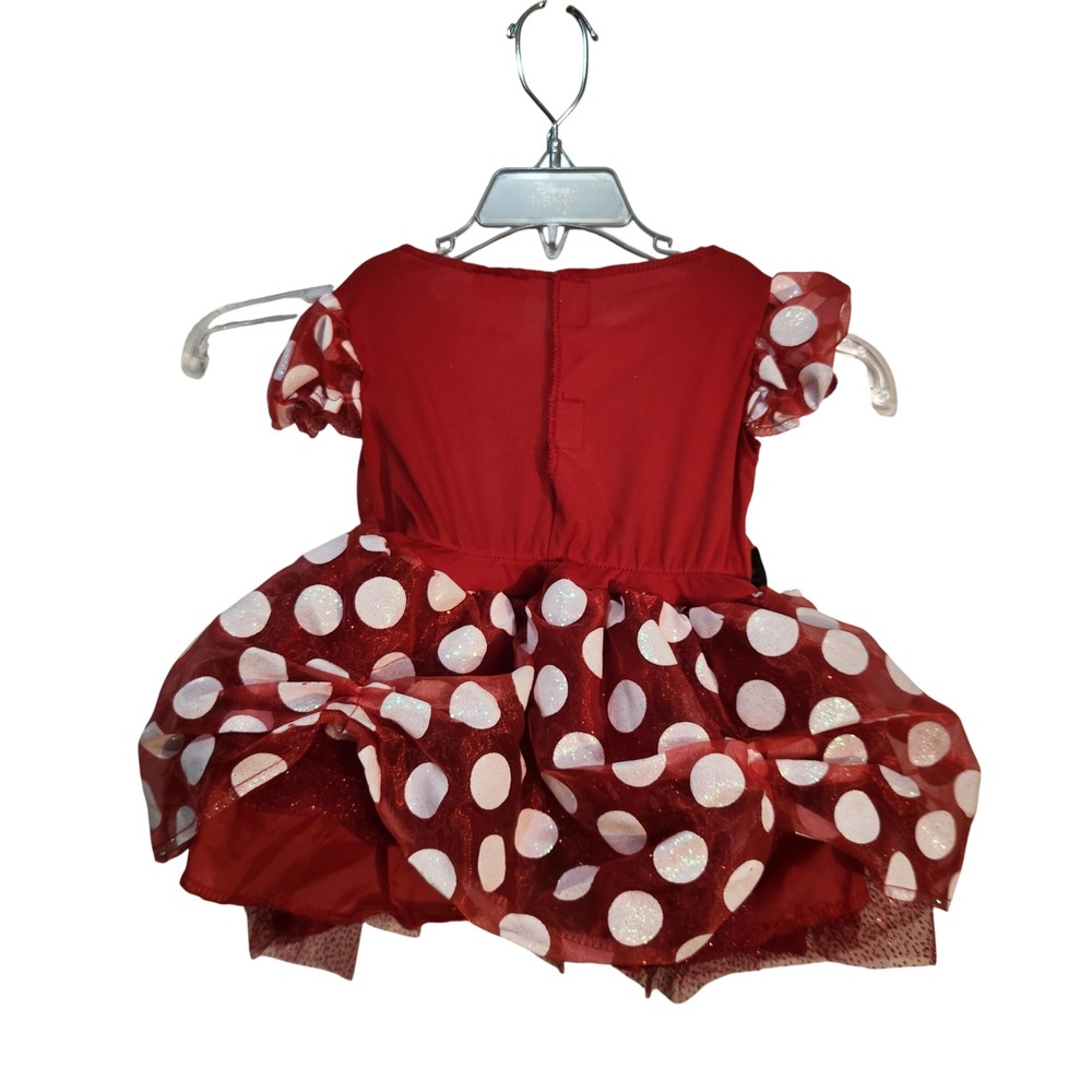 Disney‎ Minnie Mouse Tutu Dress Red White Polka Dot Costume 2T Halloween - Picture 3 of 6